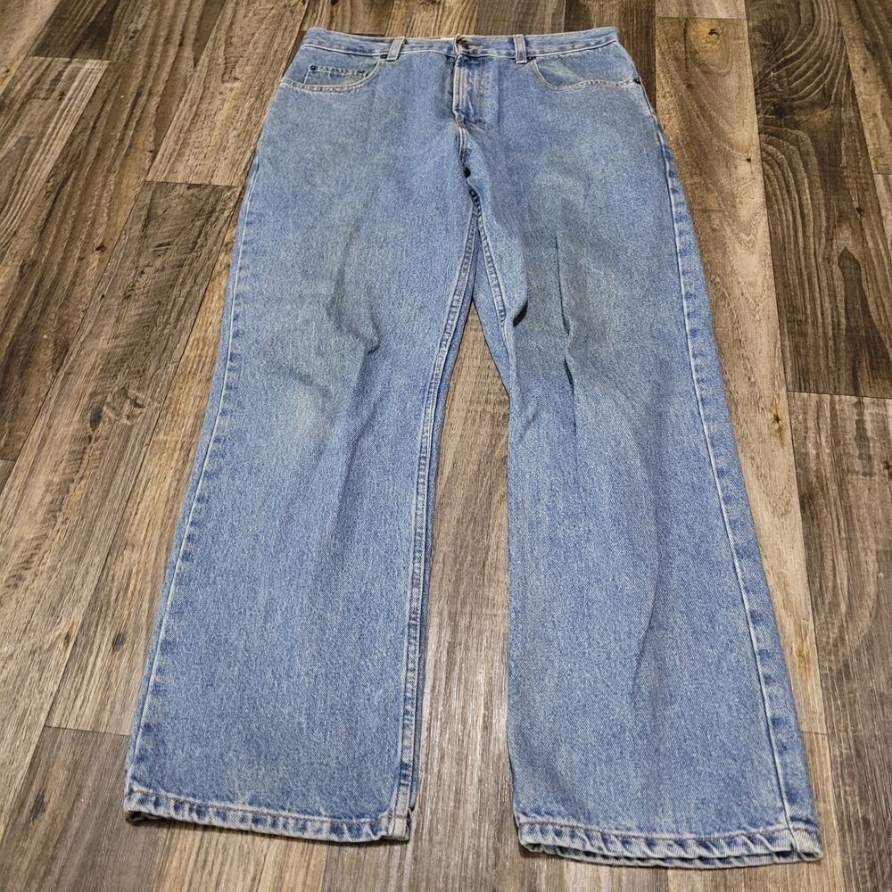 Vintage Old Navy Jeans Adult 34x30 Blue Number 7 Classic Grunge Hipster Y2K